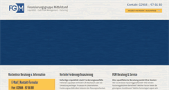 Desktop Screenshot of fgm-factoring.de